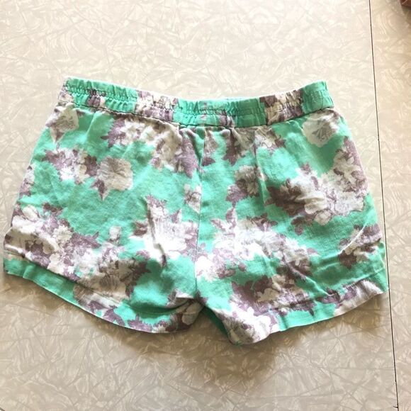 kut from the kloth mint teal jansen printed floral linen short size 6 - Picture 6 of 8